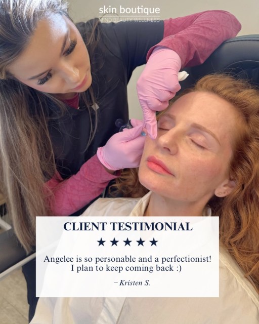 Our clients say it best ✨

Had a great experience with us? Let everyone know 💉

📞 (248)588-3500
🖥️ skinboutiqexperts.com

26454 Woodward Ave.
Suite 200
Royal Oak, MI 48067

#skinboutique #medspa #customertestimonial #clientreview